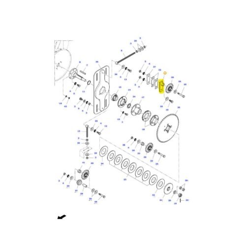 Supporto barra E,L,Mxe Laverda 300132699