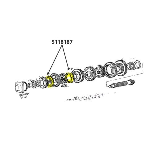 Sincronizzatore cambio Fiat 5118187