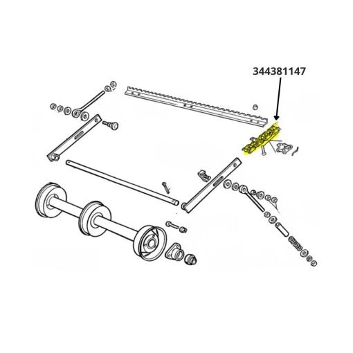 Catena elevatore Laverda 3550al 3560al 344381147
