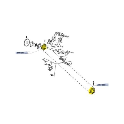 Ingranaggio catena elevatore di recupero 300015361