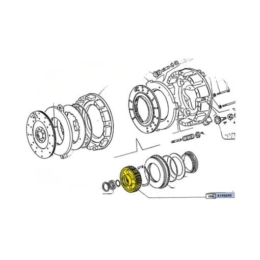 Mozzo fisso per frizione centrale 5145043