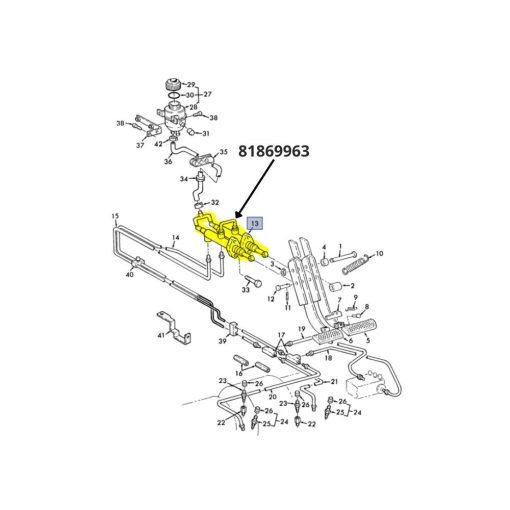 Pompa freni per Fiat New Holland 81869963