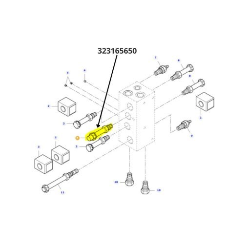 Valvola di sfiato Laverda 323165650