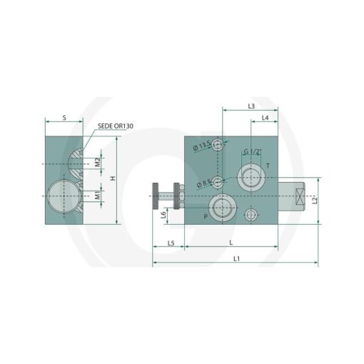 Valvola di controllo OMP OMR Granit 85030040