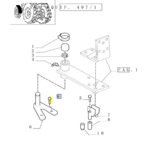 Bullone 14275034 New Holland