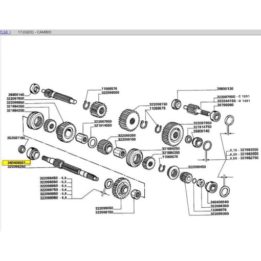 Cuscinetto Complessivo LAV 340406551