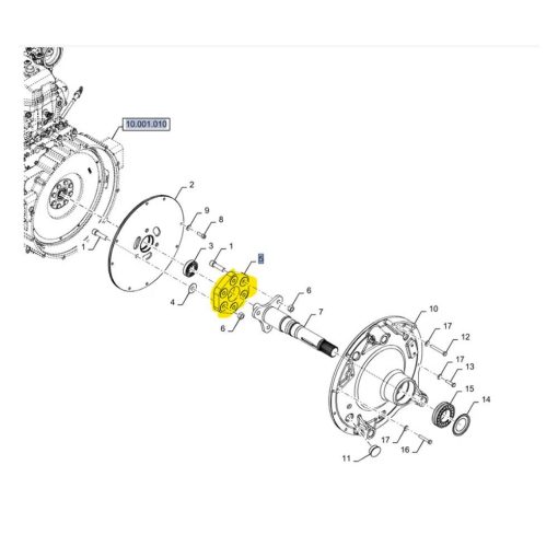 Giunto flessibile per PDF Mietitrebbia 450679