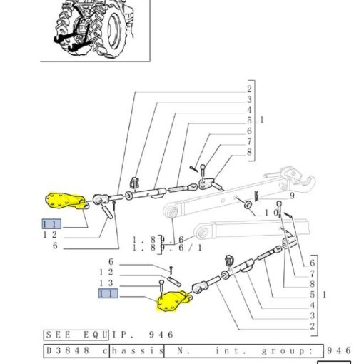 Supporto 47125831 CNH