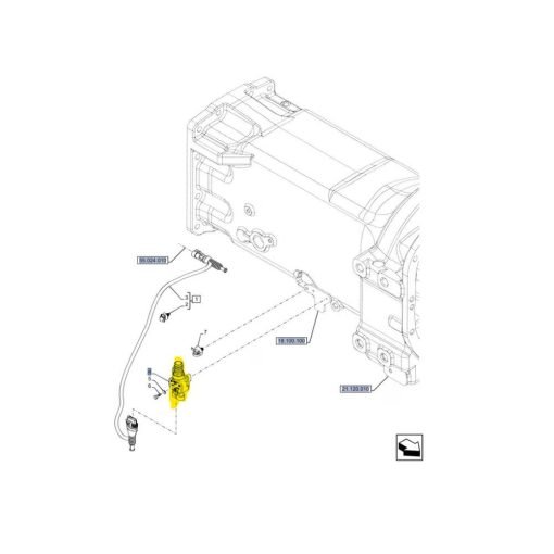 Interruttore originale New Holland 47137022