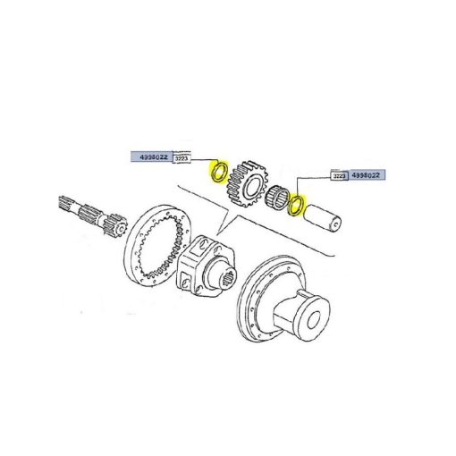 998022 Rondella Reggispinta New Holland