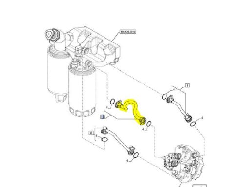 Tubo di Iniezione 504375906 CNH