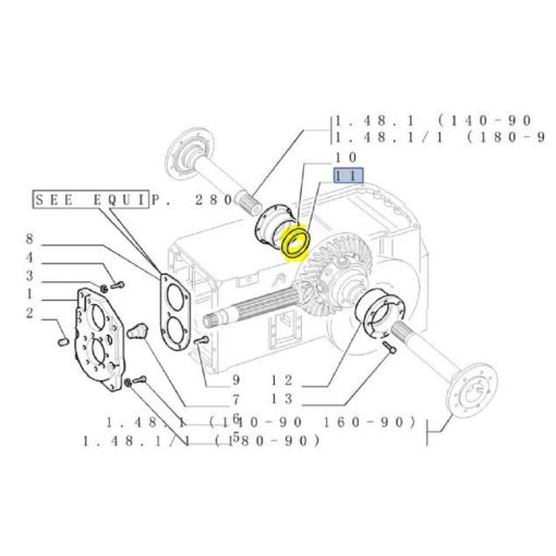 Spessore 5102457 CNH