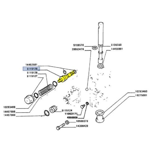 Pistoncino Idraulico 5115125 New Holland