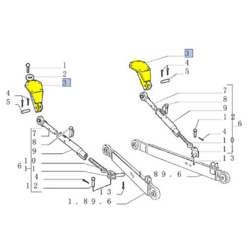 Supporto del Sollevatore 5136100 CNH