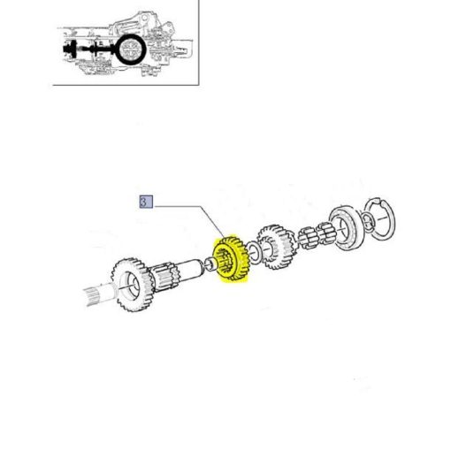 Ingranaggio 5145164 originale New Holland