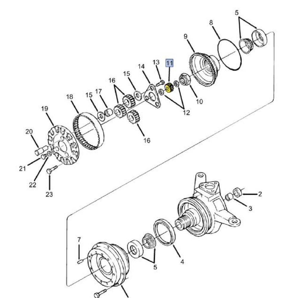 Ingranaggio planetario a 16 denti 5145501