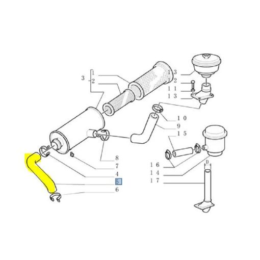 Manicotto 5147347 New Holland