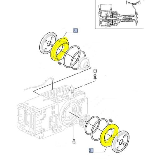 Anello spingidisco CNH 5152350