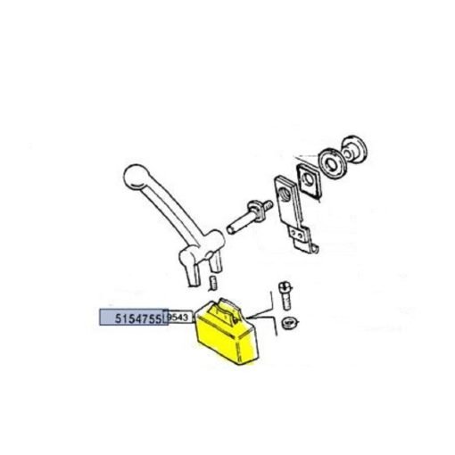 Piastra di chiusura lunotto New Holland 5154755