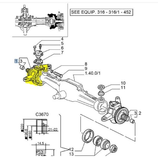 Articolazione 5171706 New Holland