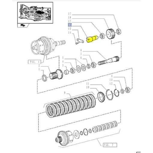 Perno 5172246 CNH
