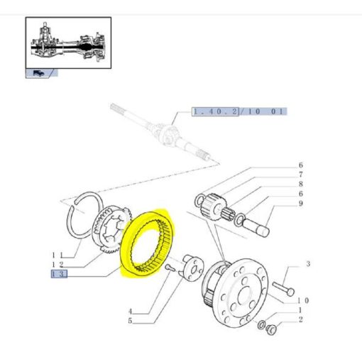 Corona dentata 5179504 New Holland