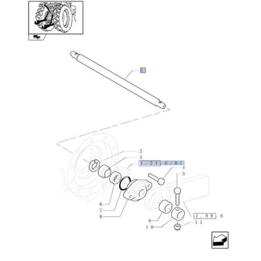 Barra stabilizzatrice 5180482