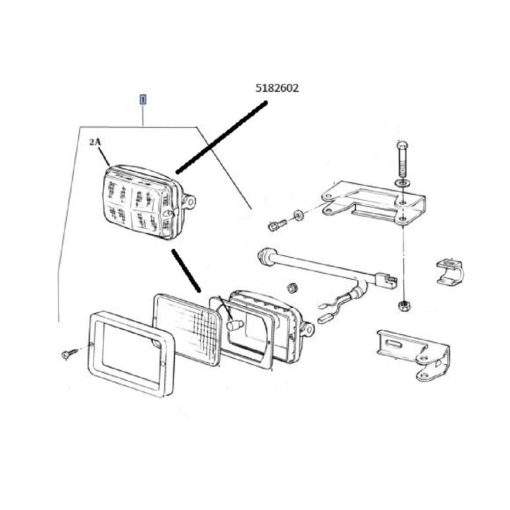 Faro 5182602 CNH