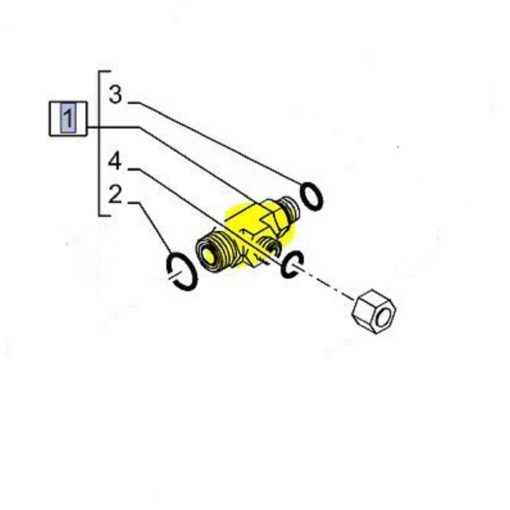Pezzo A T originale New Holland 5185049
