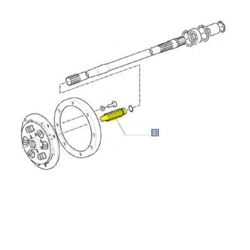 Albero presa di forza originale New Holland 5185497