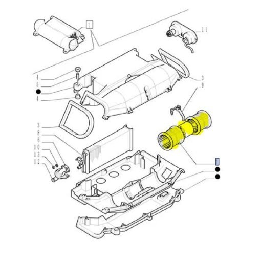 Elettroventilatore 5192103 originale New Holland