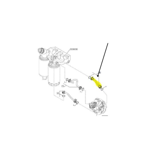 Tubo Iniezione Carburante CNH 5801506206