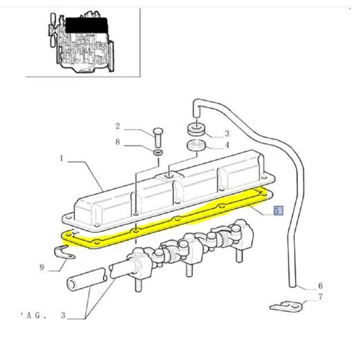 Guarnizione testata Granit New Holland 83976375