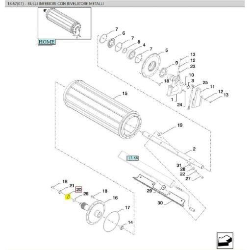 Cuscinetto Sferico 84054931 CNH