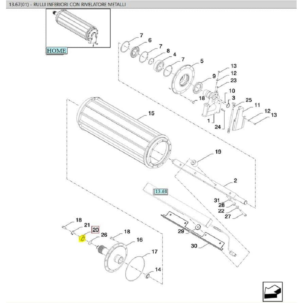 Cuscinetto Sferico 84054931 CNH