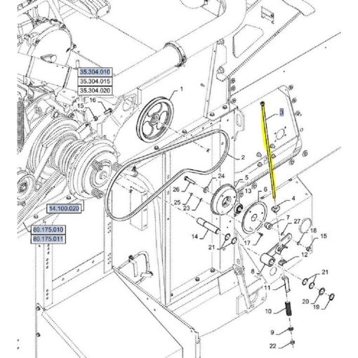 Bullone 84416051 CNH