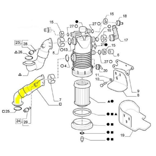 Manicotto 87395840 New Holland