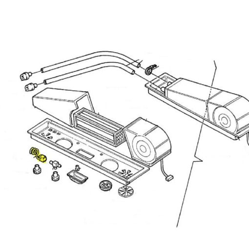 Interruttore dell'impianto di riscaldamento 9966439 New Holland