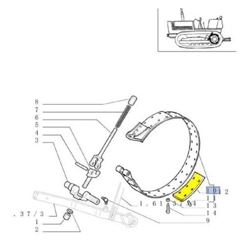 Ceppo freno Finaf 11164/304
