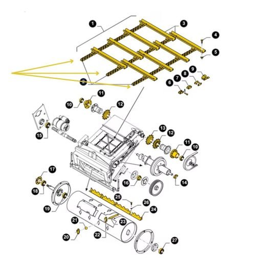 Kit Catene Elevatore New Holland 84312784