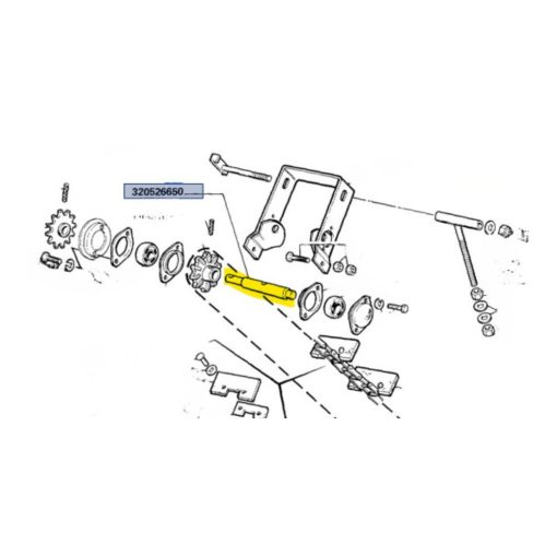 Albero catena elevatore Laverda 320526650