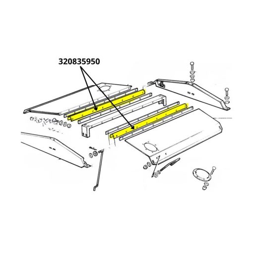 Tela di copertura serbatoio Laverda 320835950