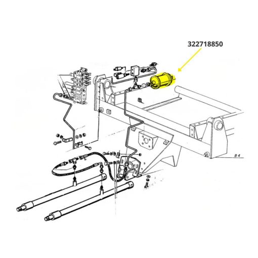 Accumulatore di pressione Laverda 322718850