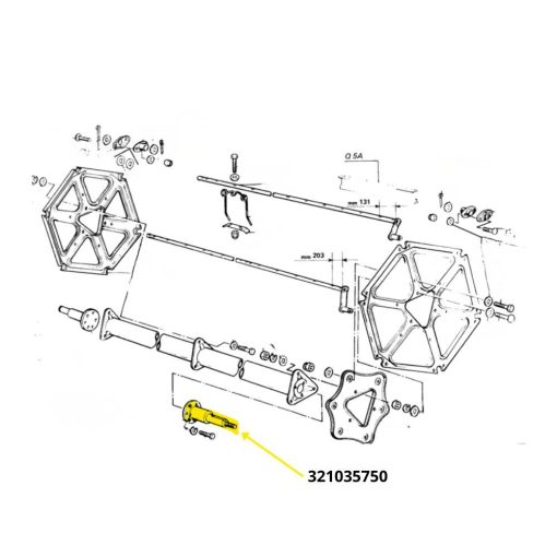 Albero sinistro aspo Laverda 321035750