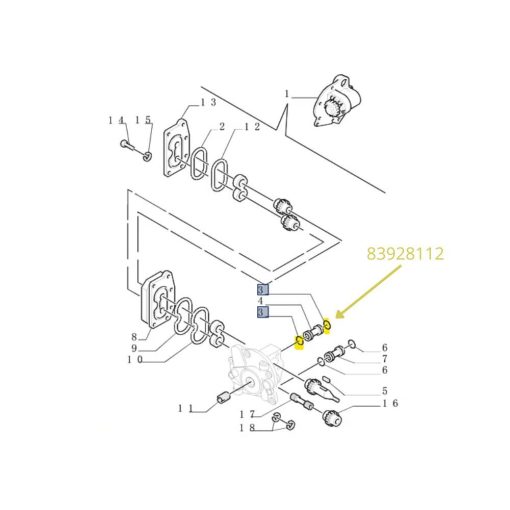 Anello o-ring CNH 83928112
