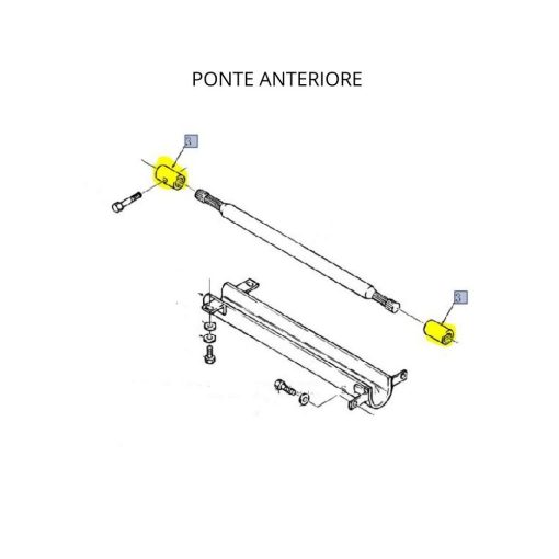Attacco scanalato originale CNH New Holland 82006339