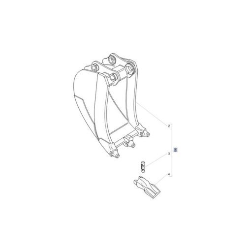 Benna Standard con Montaggio diretto 450mm - 46L - 3xSF4 CNH 48088358