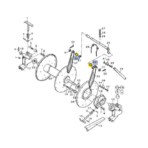 Boccola aspo originale New Holland 80424096