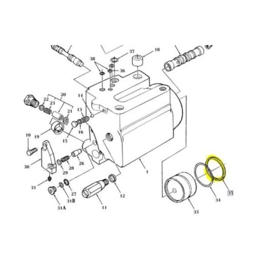 Anello originale CNH 81838586