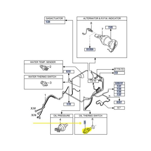 Trasmettitore New Holland 9818128